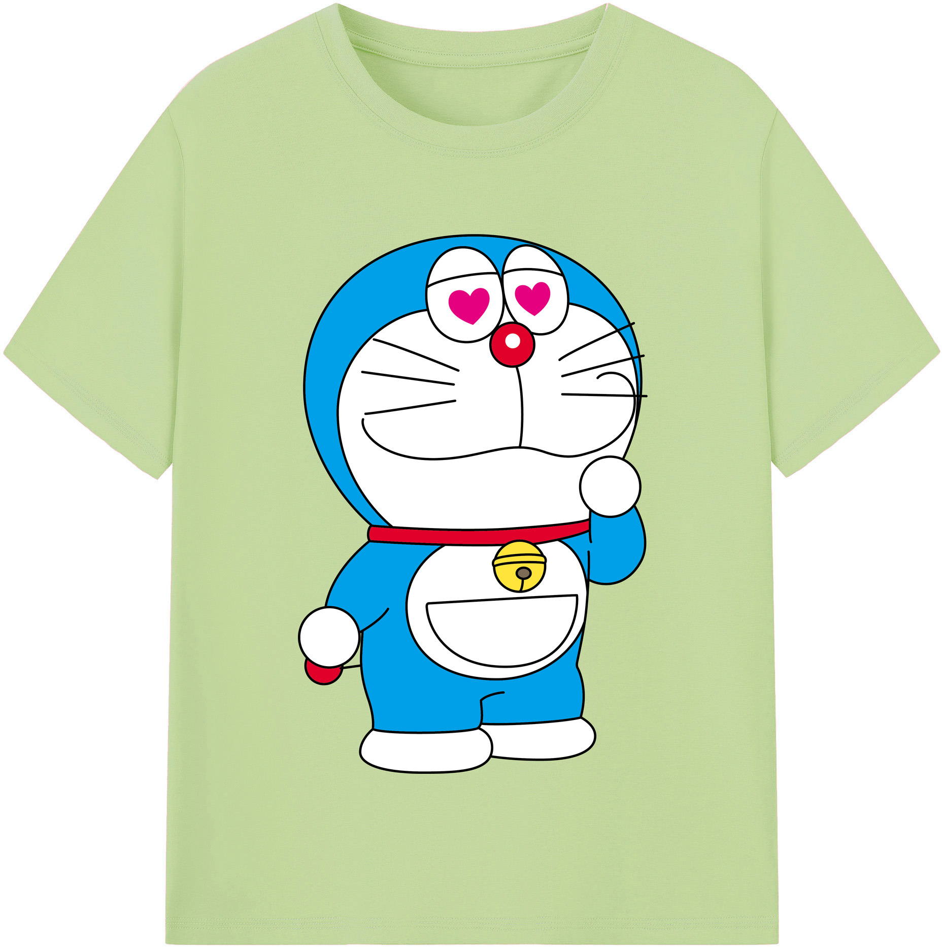 （画像用） ドラえもん Doraemon 綿100％半袖Tシャツ（フロントプリント）